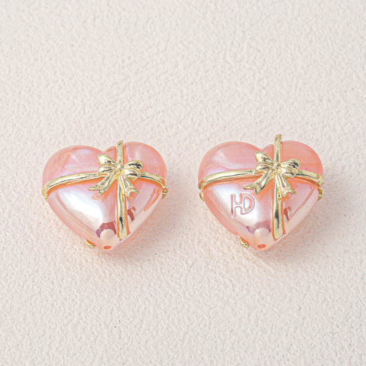 『V005　HDPEARL』Heart　 ABS＋合金　26mm